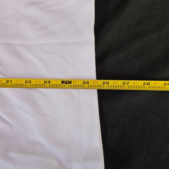 Quacker Factory White with Flowers 3/4 Sleeve Top Size M Grandmacore Mature - Picture 8 of 8